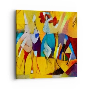 Obraz na plátne - Slnko - život - radosť - 40x40 cm