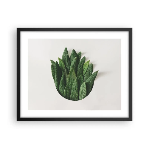 Plagát v čiernom ráme - Neukojiteľná zvedavosť - 50x40 cm