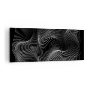 Obraz na plátne - Tanec svetla v priestore - 100x40 cm