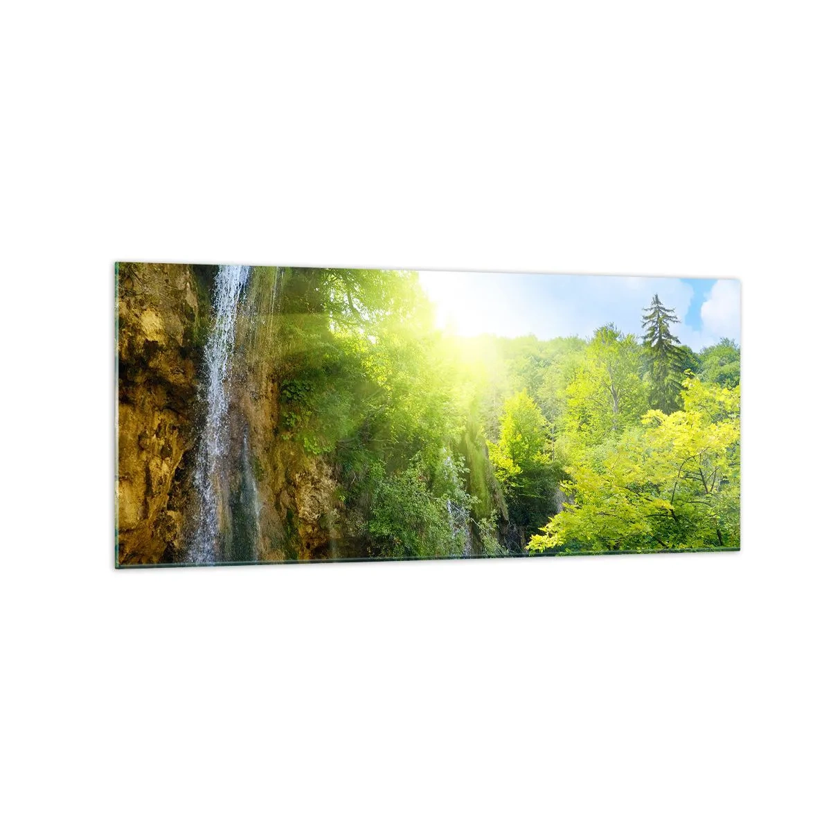 Obraz na skle - To musí byť Eden - 120x50 cm