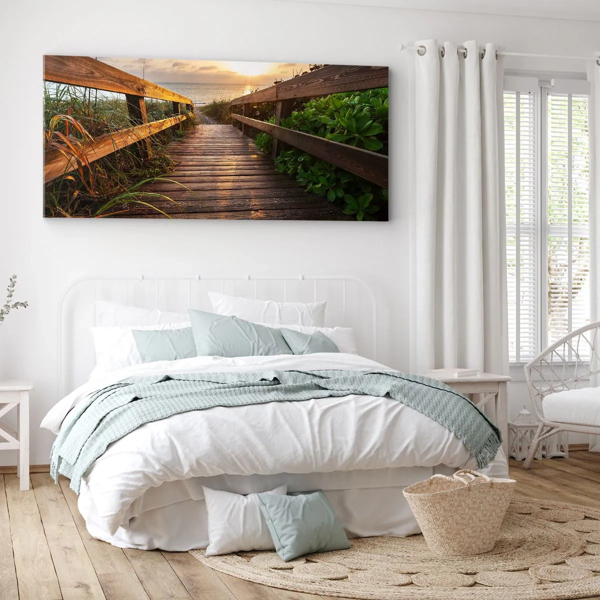 Obraz na plátne - A priamo k brehu - 120x50 cm