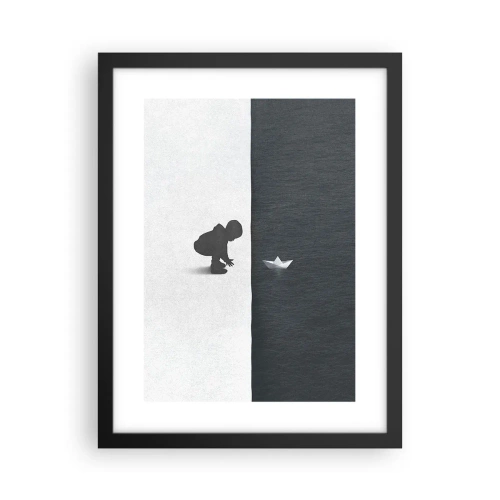 Plagát v čiernom ráme - Veľká výprava - 30x40 cm