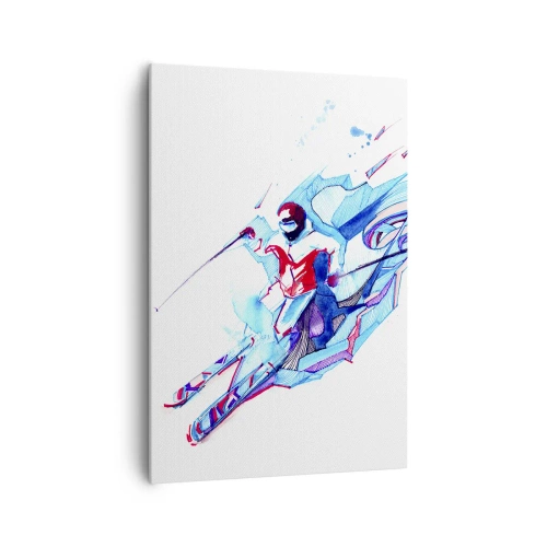 Obraz na plátne - Šialený beh za radosťou - 70x100 cm