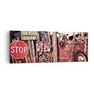 Obraz na plátne - A čas sa zastavil - 140x50 cm