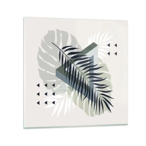 Obraz na skle - Príroda a geometria – dva poriadky? - 70x70 cm