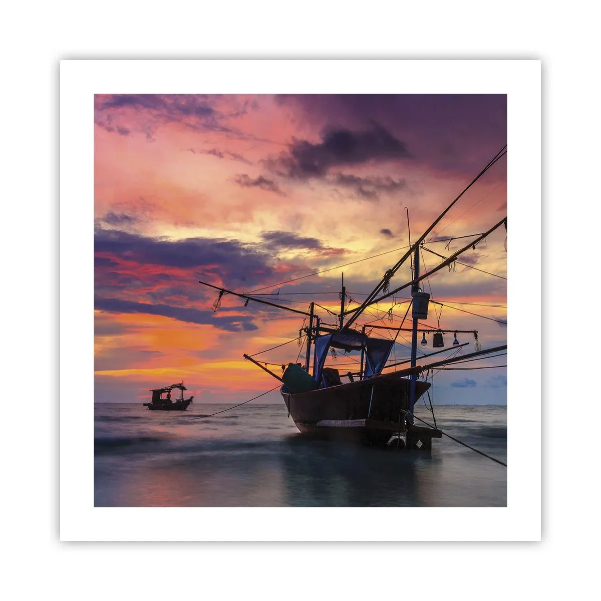 Plagát - Exotický večer - 50x50 cm