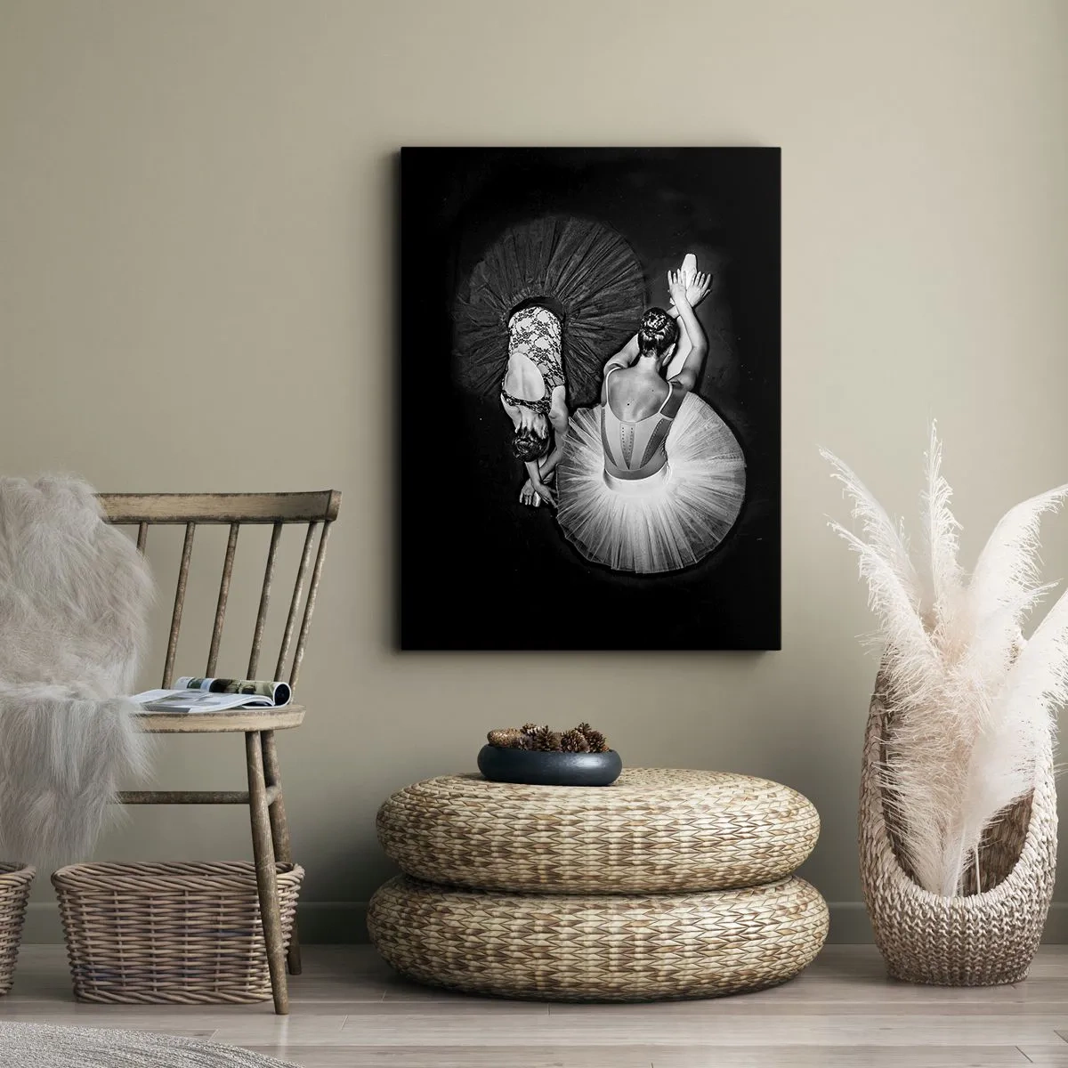 Obraz na plátne - Jin a jang – ideálna rovnováha - 45x80 cm