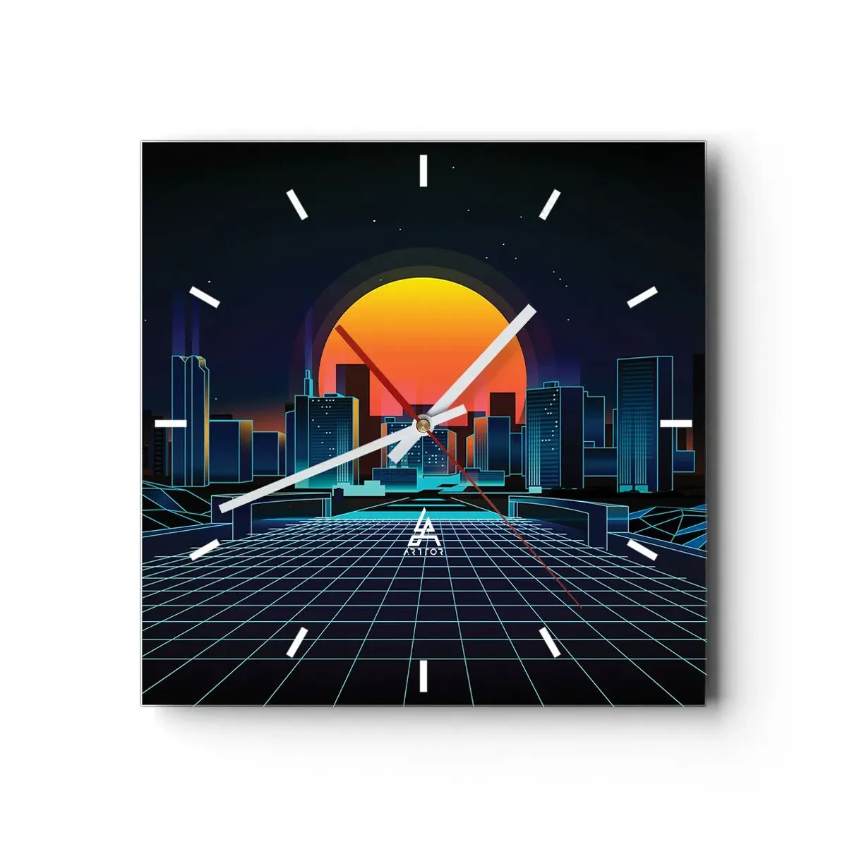 Nástenné hodiny - Stále chcete do reálu? - 40x40 cm