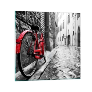 Obraz na skle - Skutočná krása nestarne - 30x30 cm