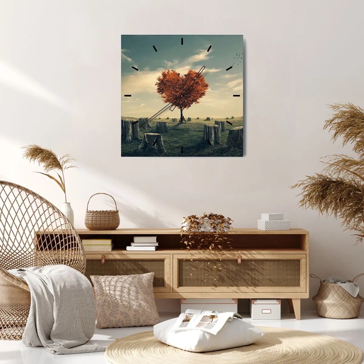 Nástenné hodiny - Stále je ešte nádej - 40x40 cm