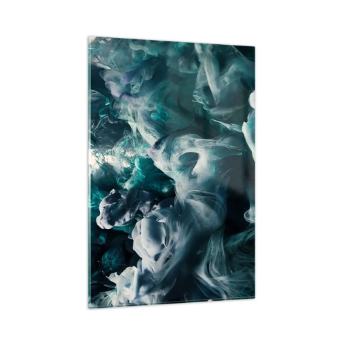 Obraz na skle - Pohyb farby - 80x120 cm