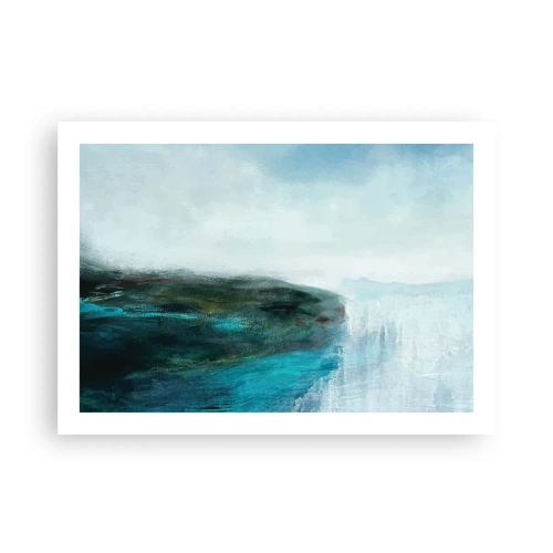 Plagát - Námorná abstrakcia - 70x50 cm