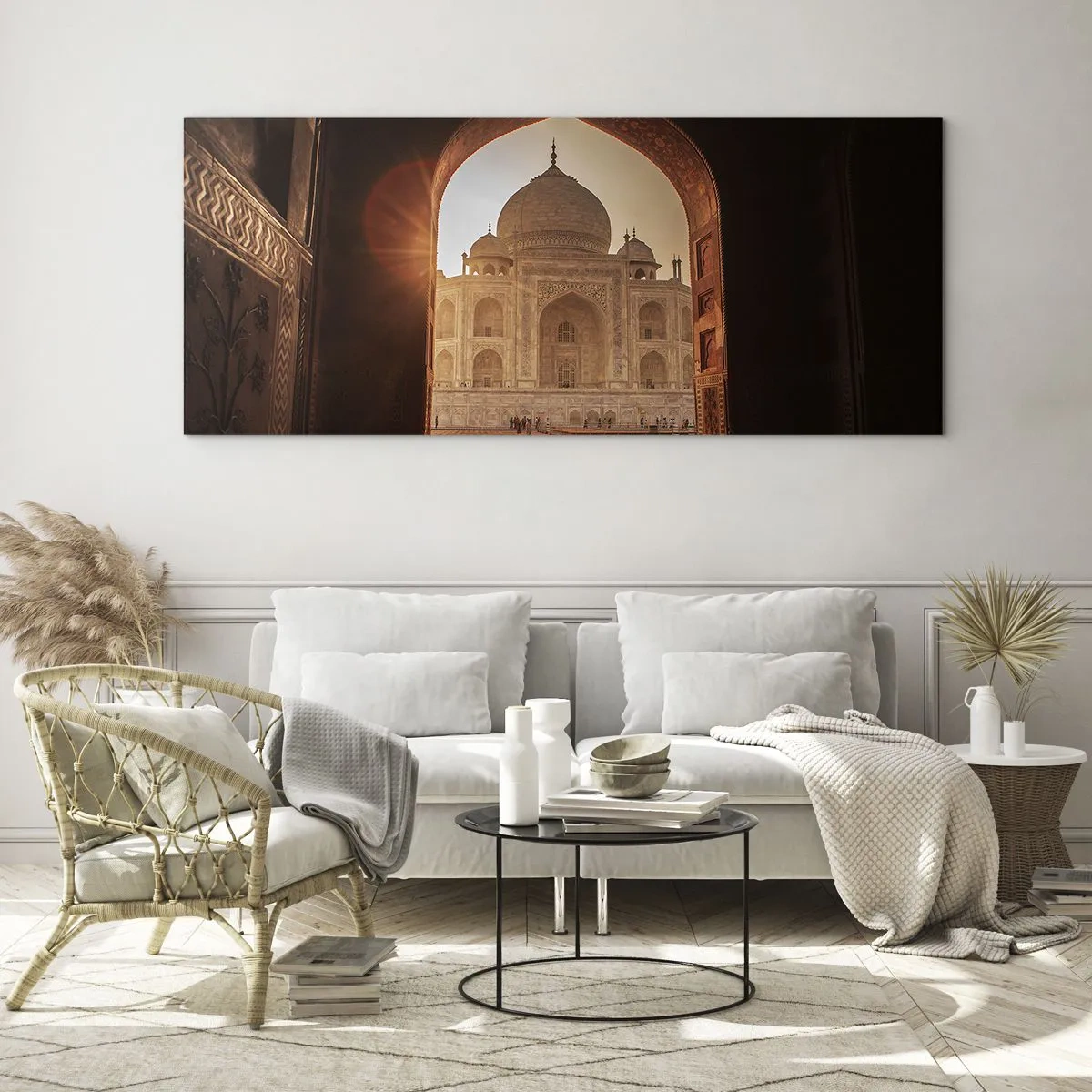 Obraz na skle - Pamätník nadpozemskej lásky - 100x40 cm