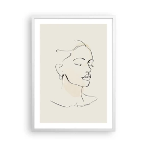 Plagát v bielom ráme - Výrazným ťahom - 50x70 cm