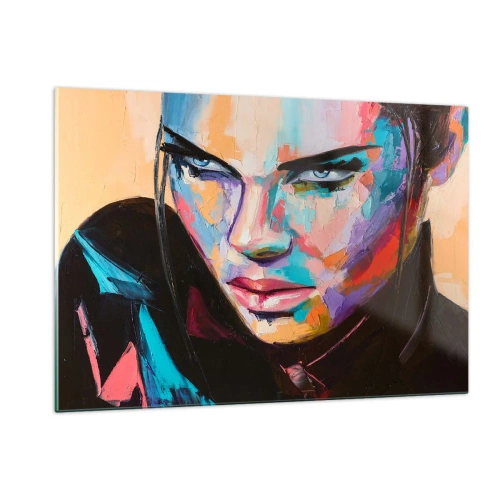 Obraz na skle - Divokosť v srdci - 120x80 cm