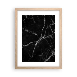 Plagát v ráme zo svetlého duba - Tajomný život kameňa - 30x40 cm