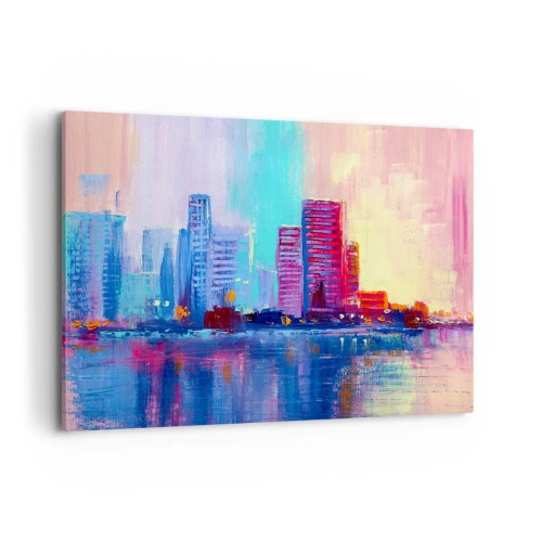 Obraz na plátne - Vykúpané vo farbách - 100x70 cm
