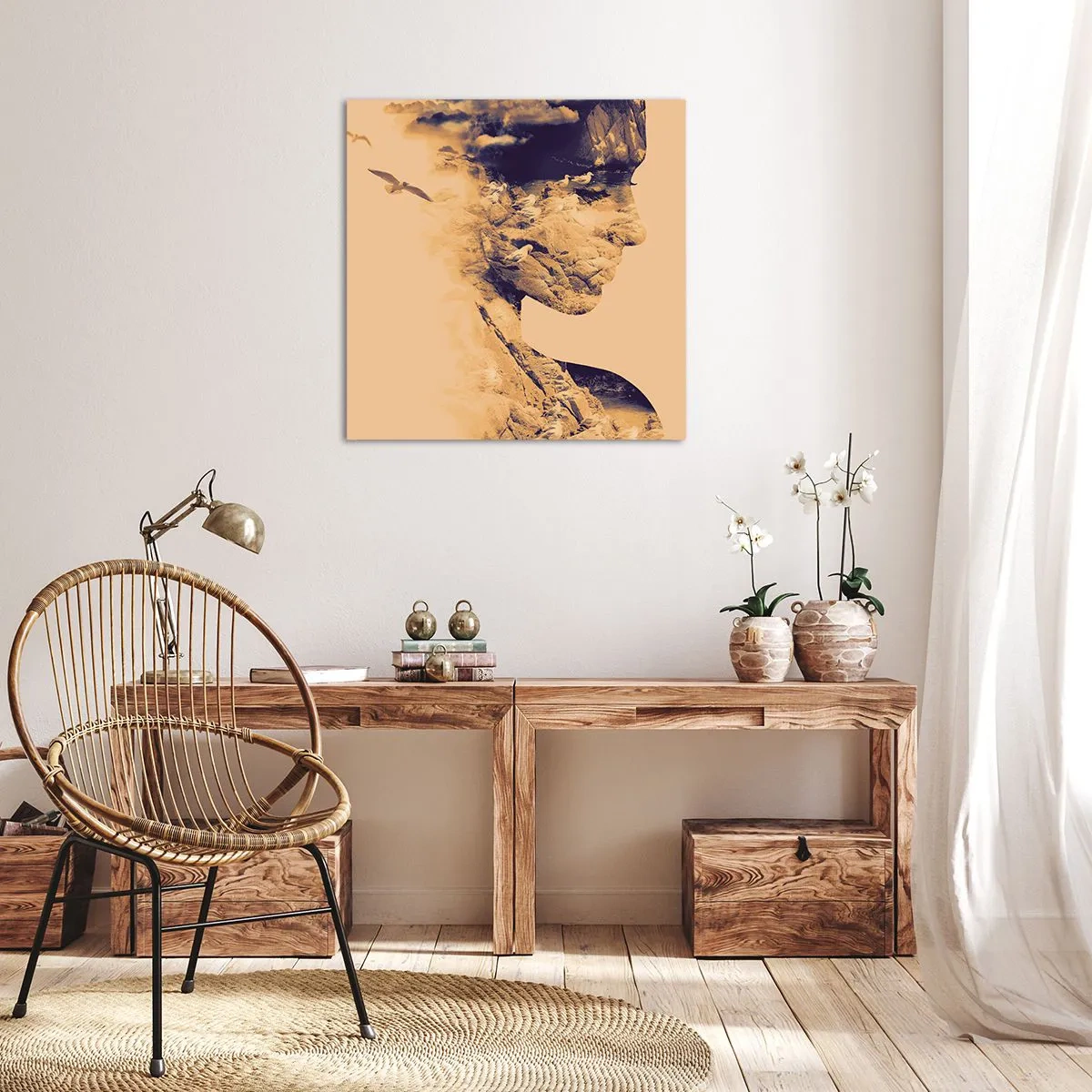 Obraz na plátne - Krásna od prírody - 60x60 cm