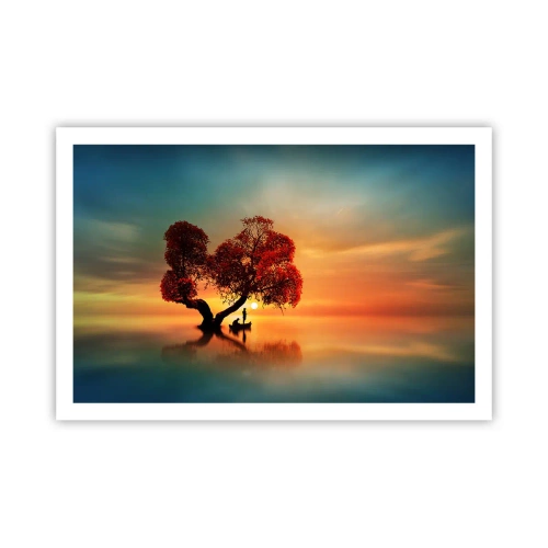 Plagát - Voda a ticho vesmíru - 91x61 cm