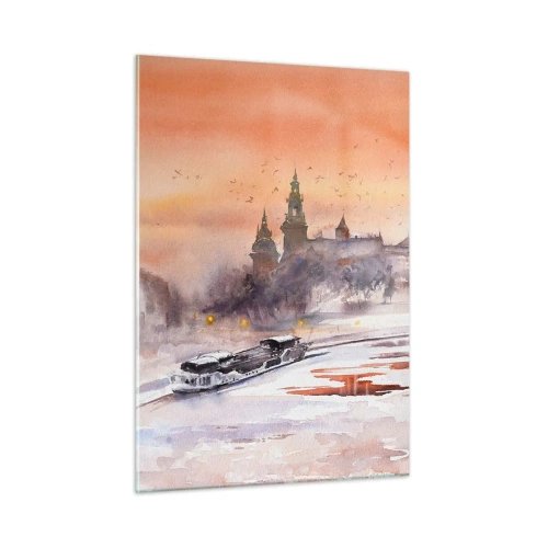 Obraz na skle - Kráľovský západ slnka - 50x70 cm