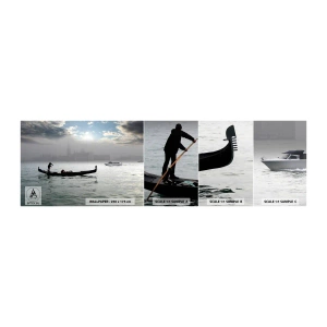 Vzorka Fototapeta Standard Eco - Rozprávkové mesto z vody a hmly - Krajina, Mesto, Benátky - 100x30 cm