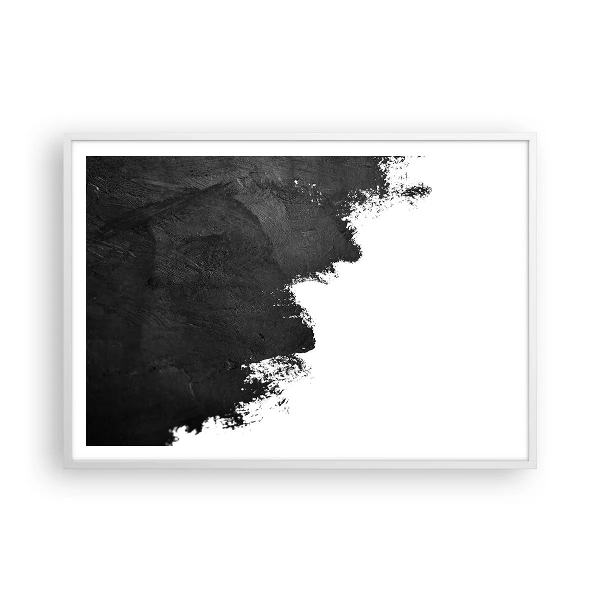 Plagát v bielom ráme - Živly: zem - 100x70 cm