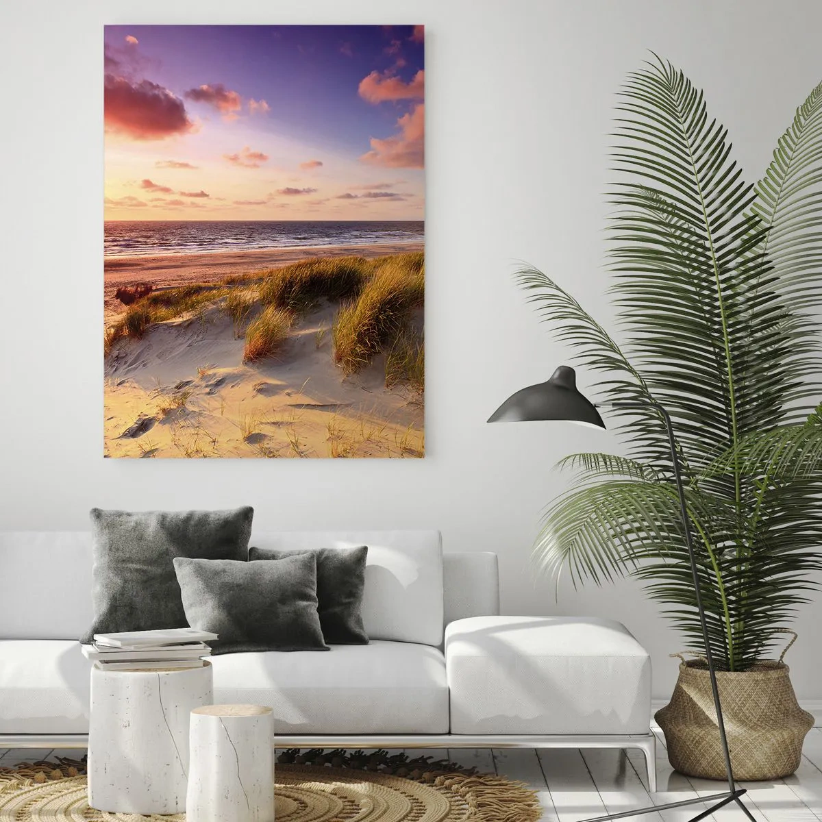 Obraz na skle - Už letom vonia vzduch - 50x70 cm