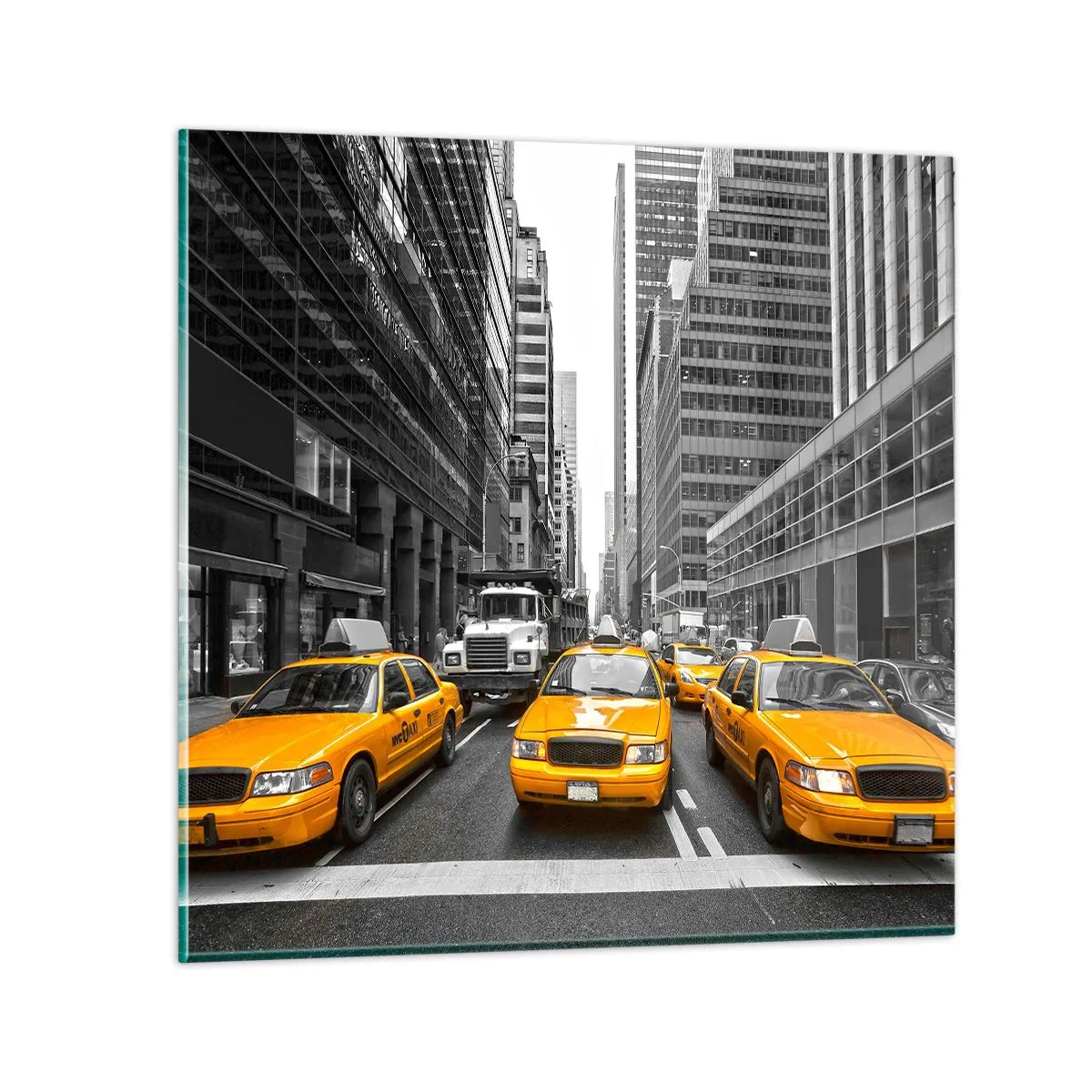 Obraz na skle - To my spestrujeme mesto - 70x70 cm