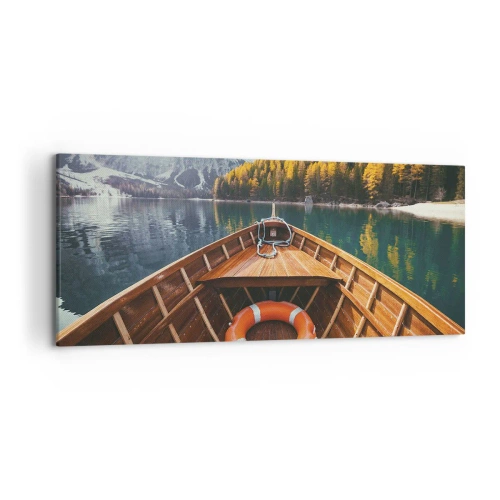 Obraz na plátne - Horská túra - 120x50 cm