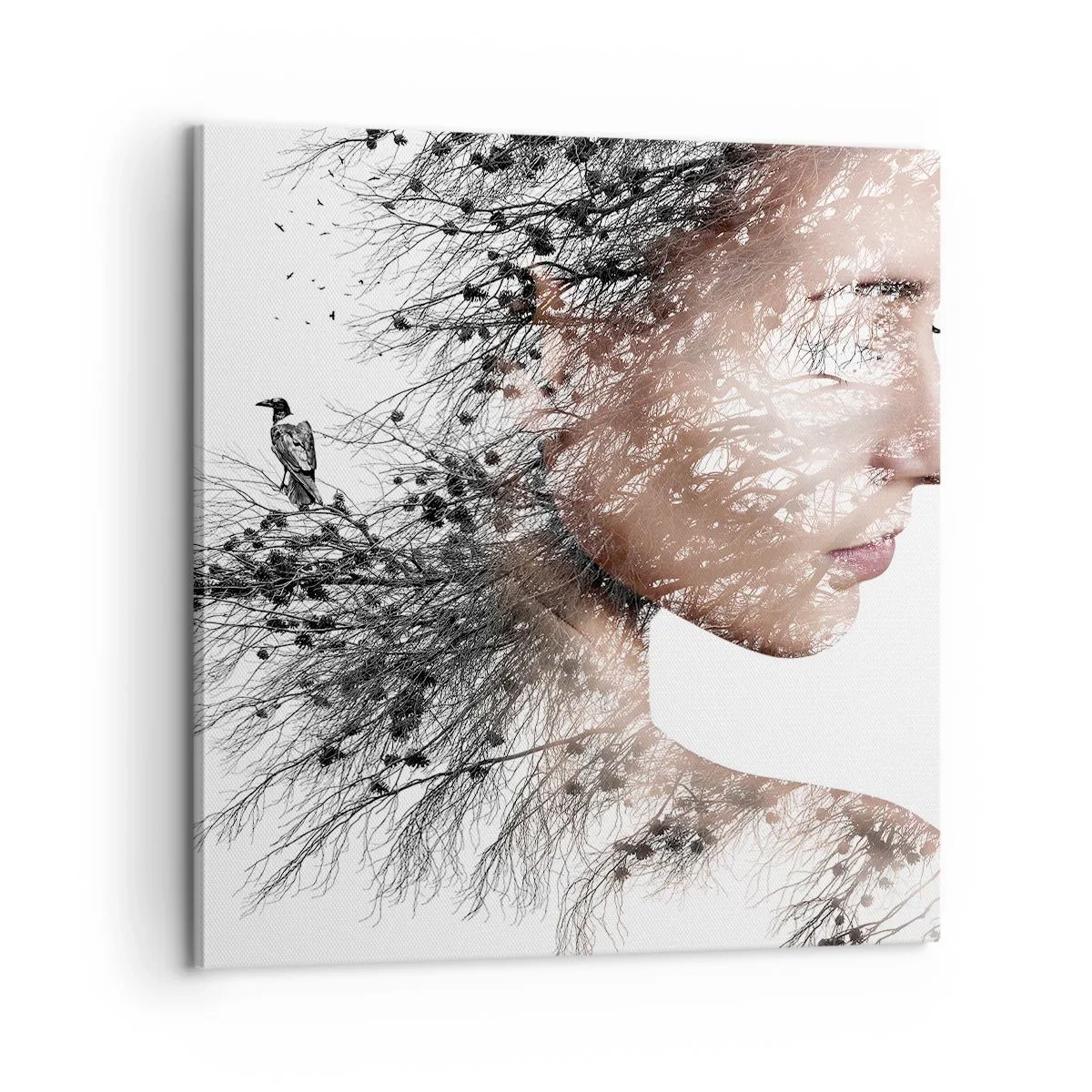 Obraz na plátne - Duch lesa - 60x60 cm