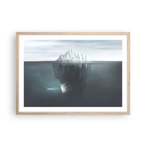 Plagát v ráme zo svetlého duba - Podvodné tajomstvo - 70x50 cm