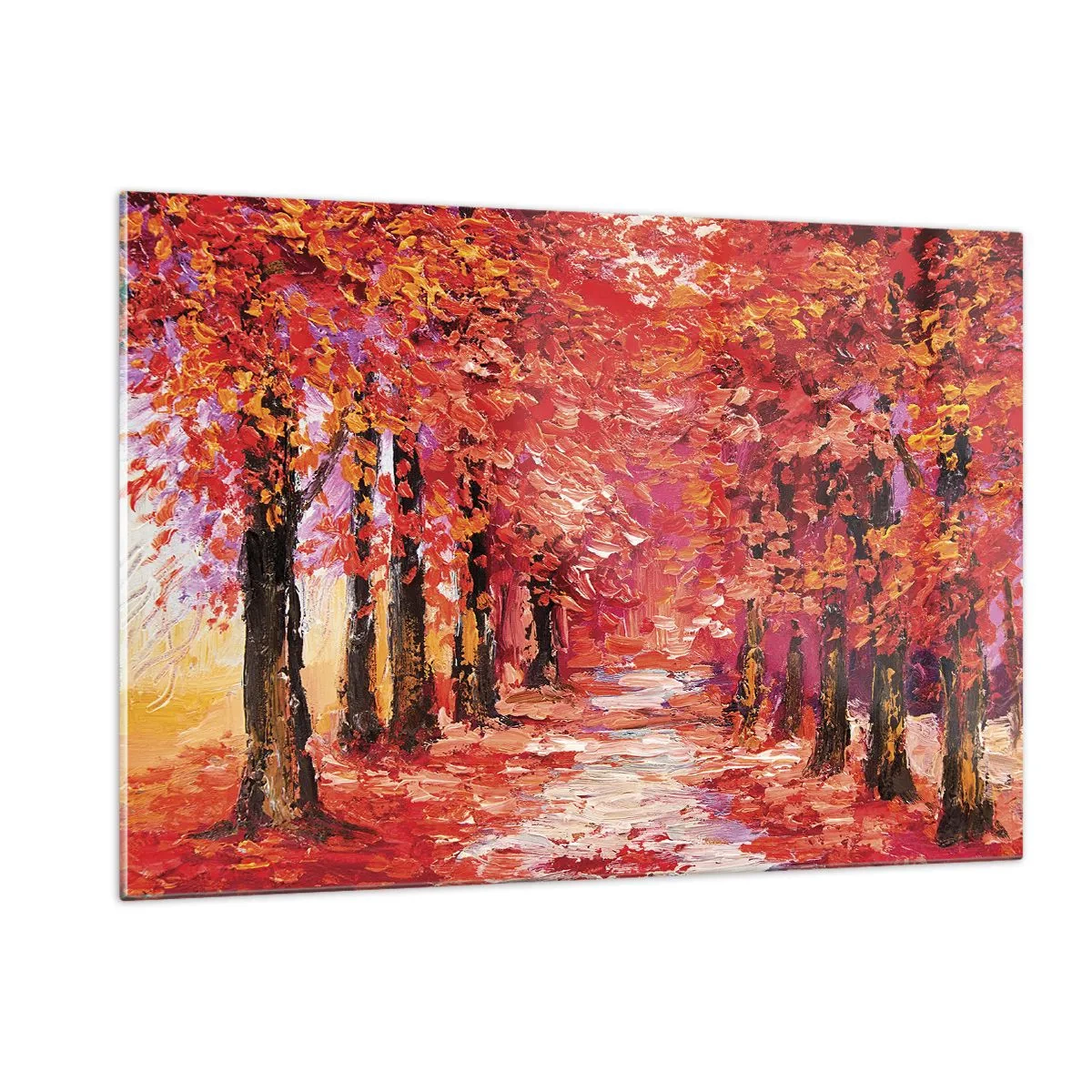 Obraz na skle - Jesenná impresia - 120x80 cm