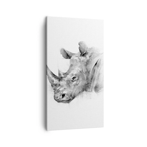 Obraz na plátne - Africký portrét - 45x80 cm