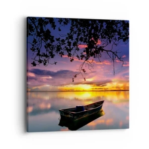 Obraz na plátne - „Zdá sa, že visíš uprostred neba…“ - 40x40 cm