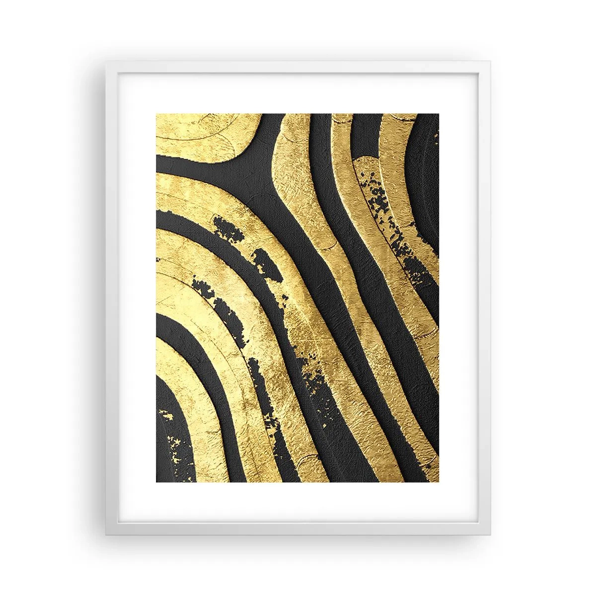 Plagát v bielom ráme - Všetko plynie - 40x50 cm