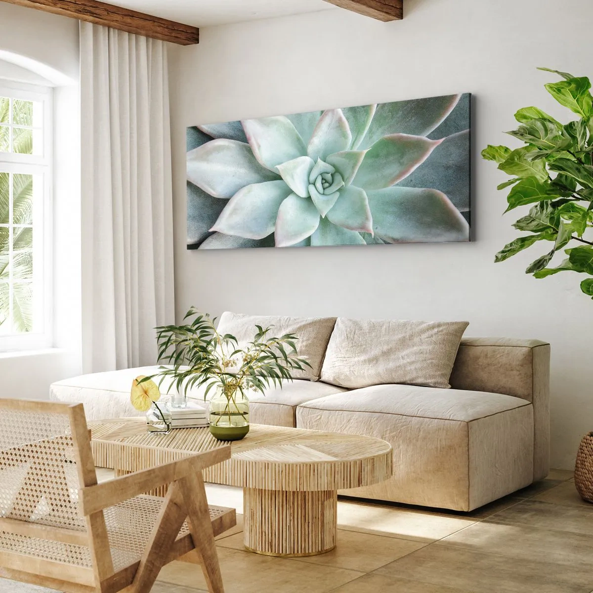 Obraz na plátne - Srdce púšte - 100x40 cm