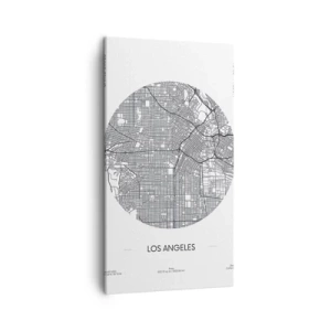 Obraz na plátne - Anatómia Los Angelesu - 45x80 cm