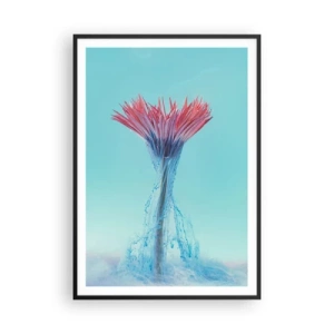 Plagát v čiernom ráme - V osviežujúcom objatí - 70x100 cm