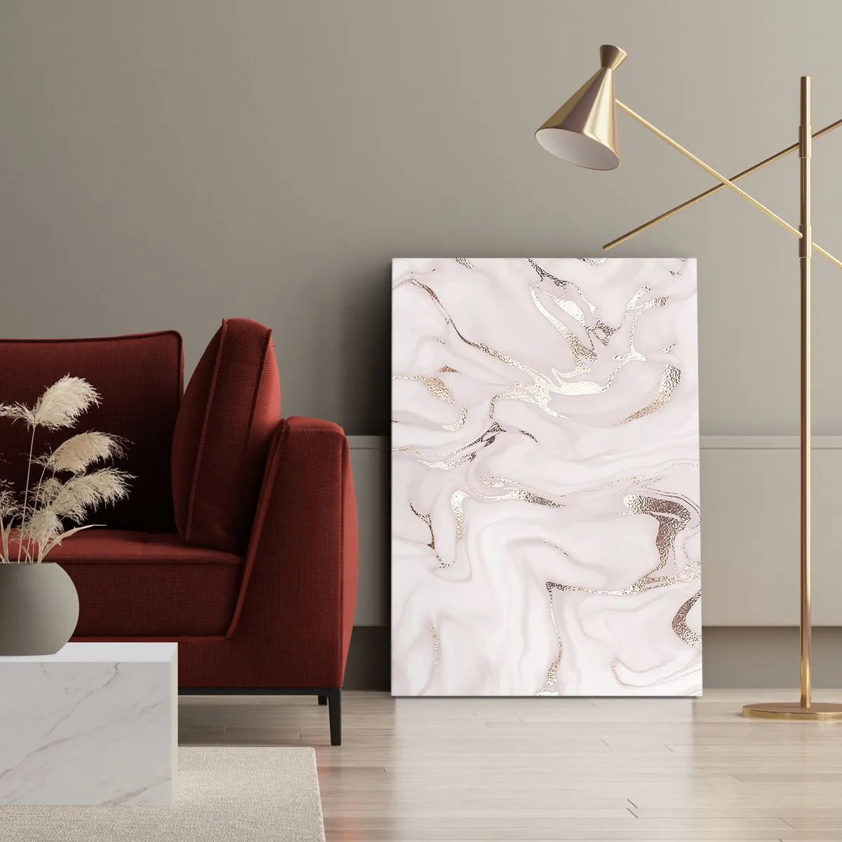 Obraz na plátne - V ružovom šialenstve - 55x100 cm