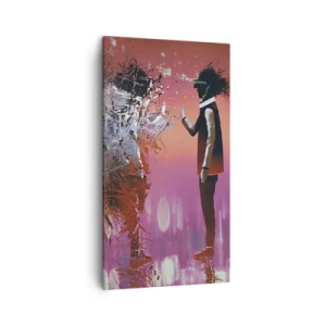 Obraz na plátne - Je možné nahliadnuť do seba? - 45x80 cm