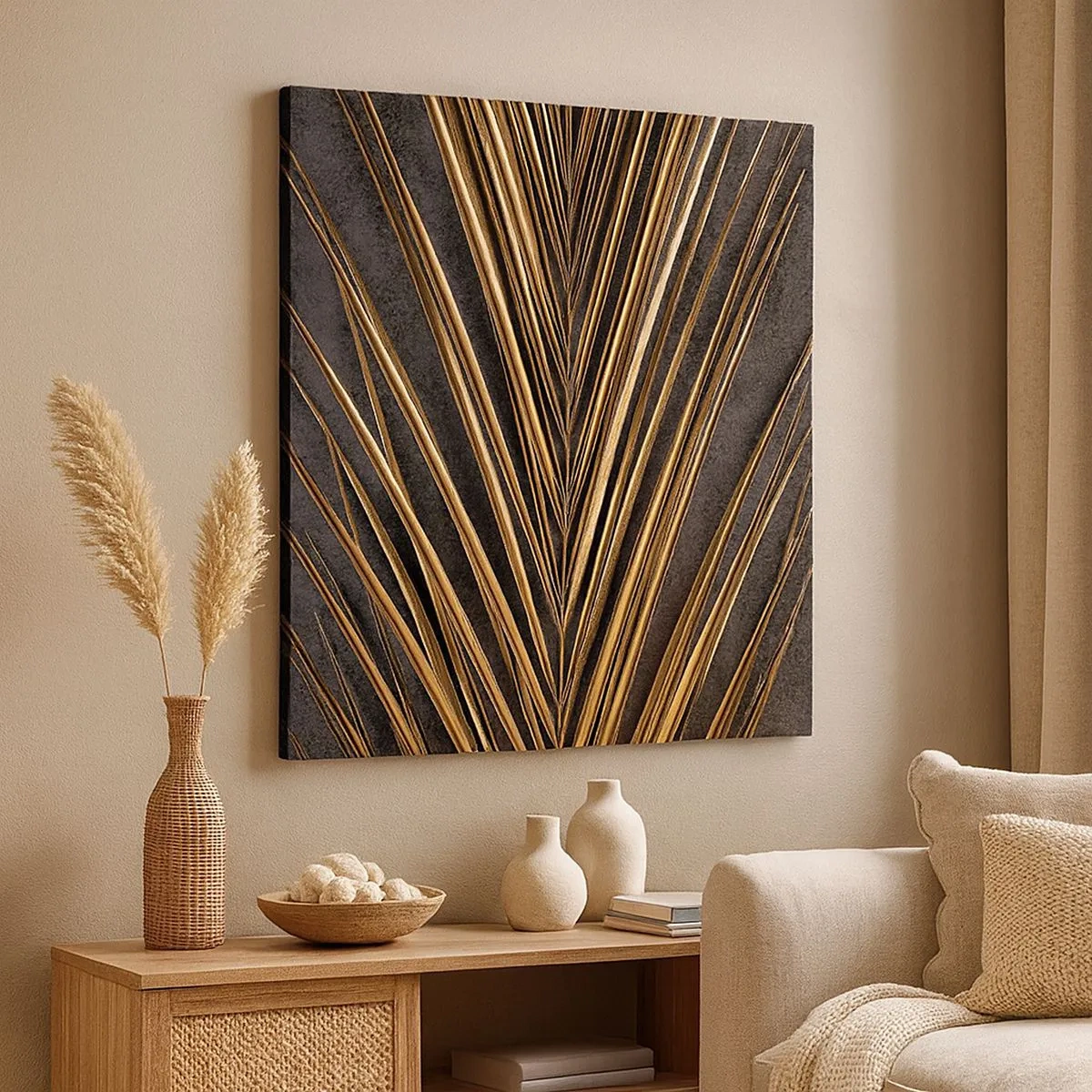 Obraz na plátne - Zlato trópov - 30x30 cm