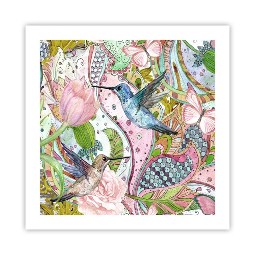 Plagát - Zamotané do lián - 50x50 cm