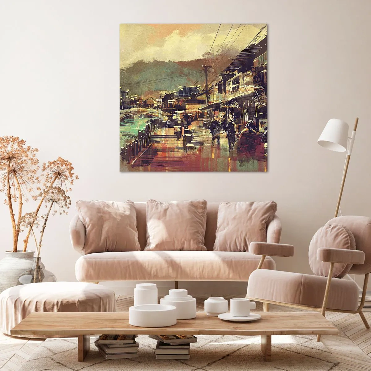 Obraz na plátne - Život ako bohatstvo šedej - 40x40 cm
