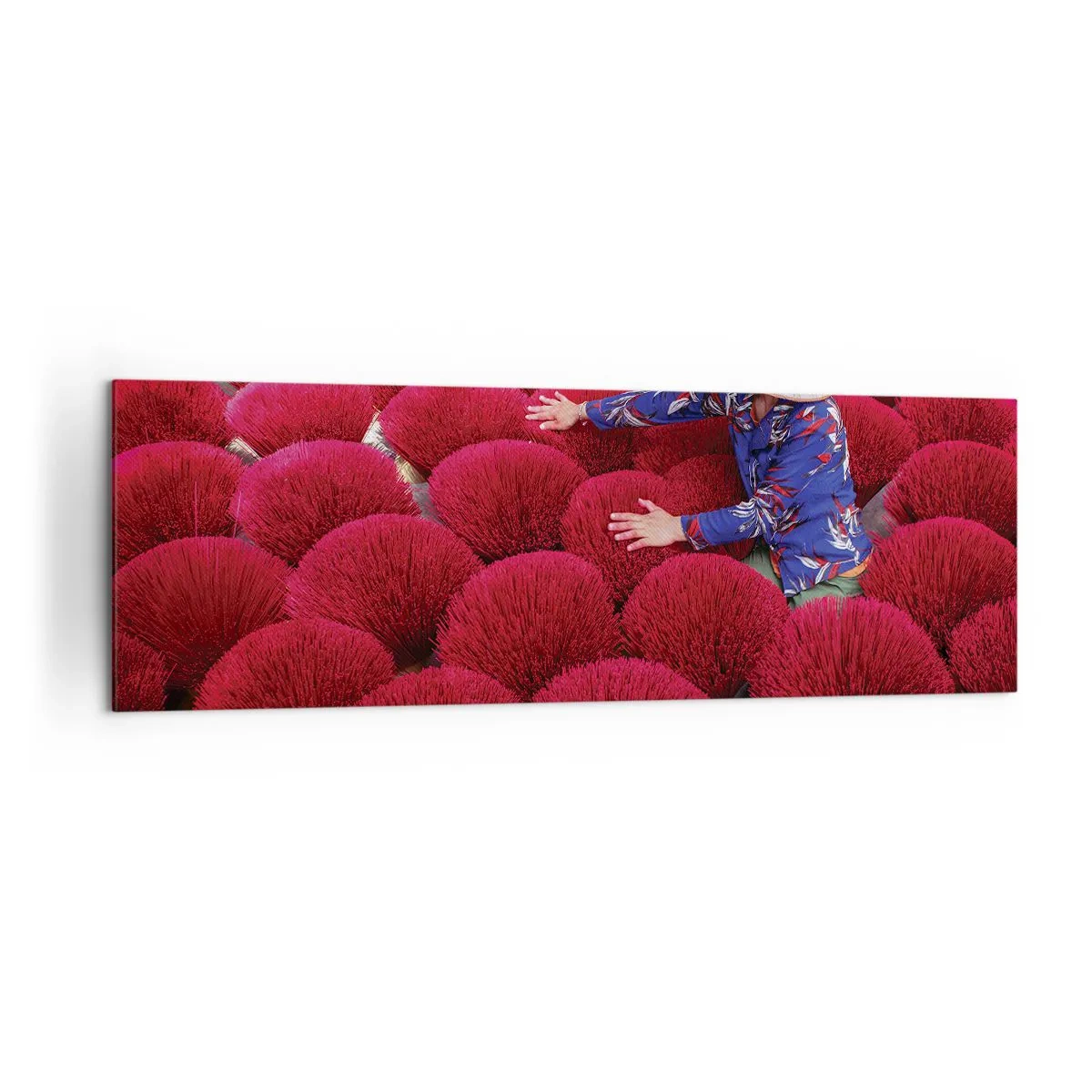 Obraz na plátne - Na ryžovom poli - 160x50 cm