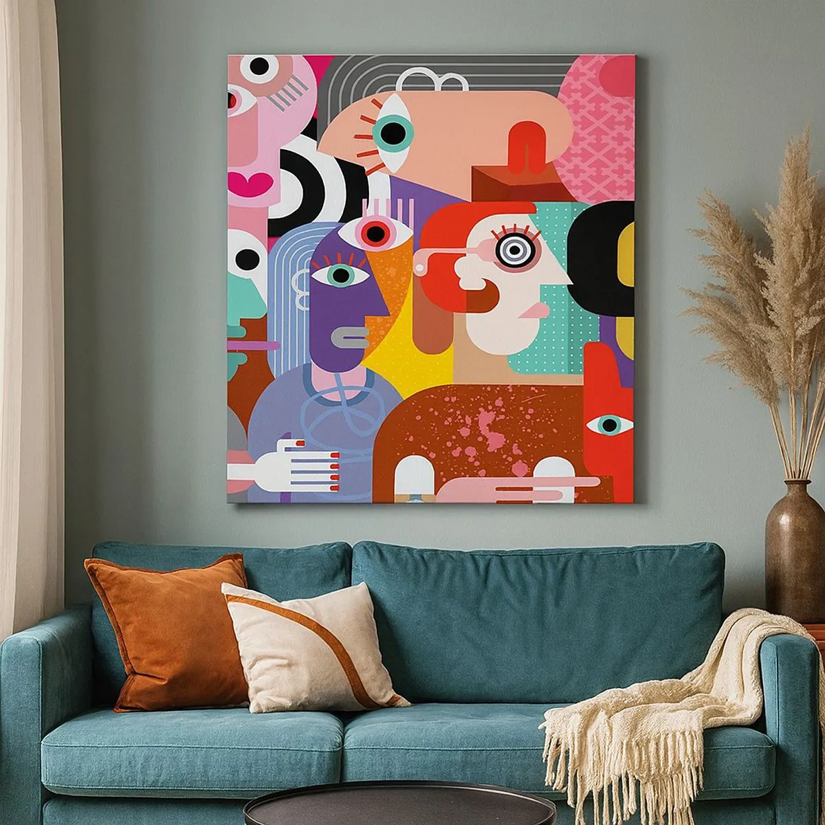 Obraz na plátne - My od pána Picassa - 30x30 cm