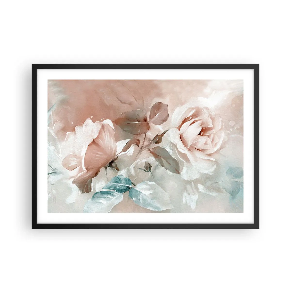 Plagát v čiernom ráme - Duch romantizmu - 70x50 cm