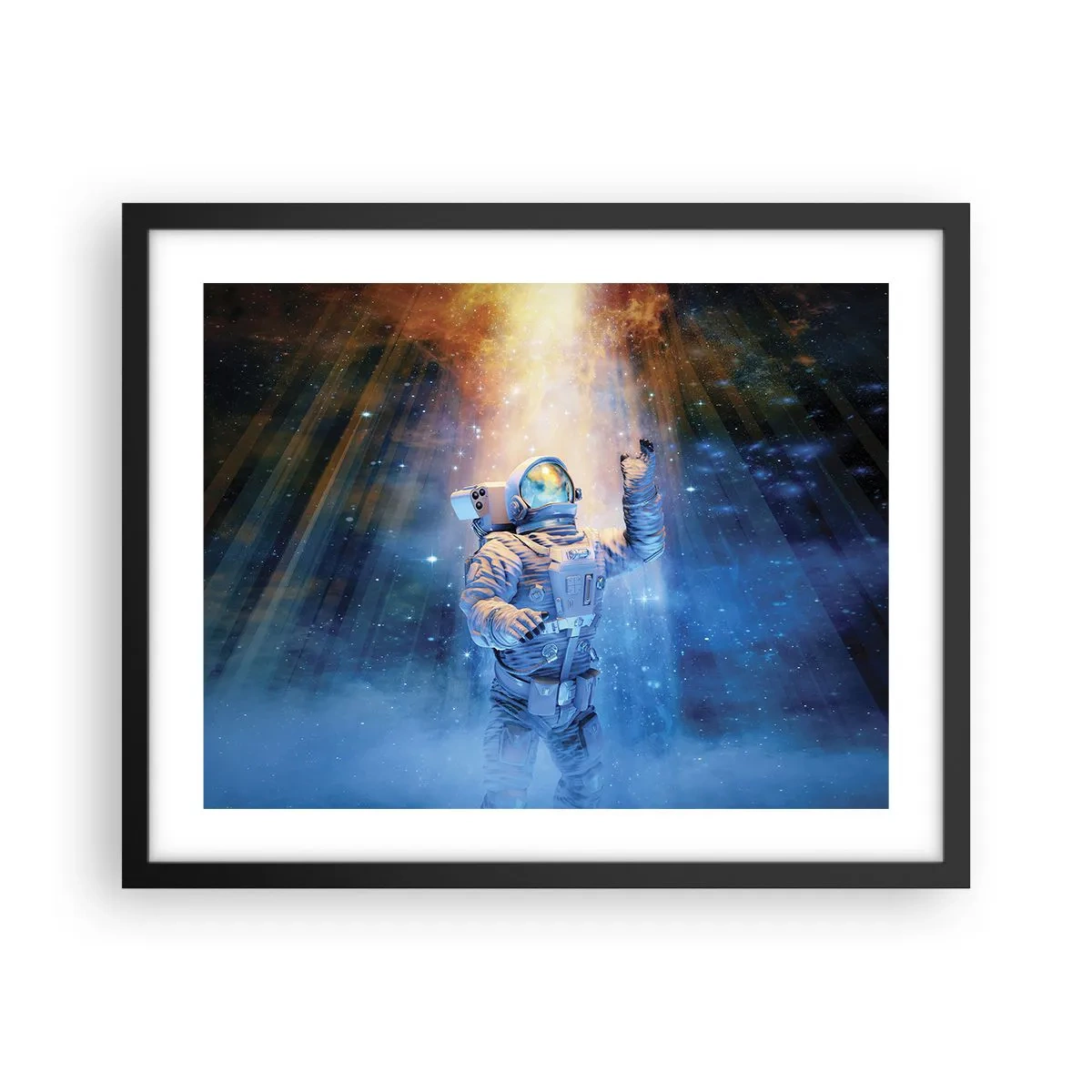 Plagát v čiernom ráme - Konečne v cieli - 50x40 cm