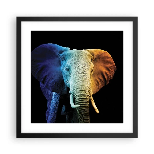 Plagát v čiernom ráme - Excentrický muž, avšak nie podivín - 40x40 cm