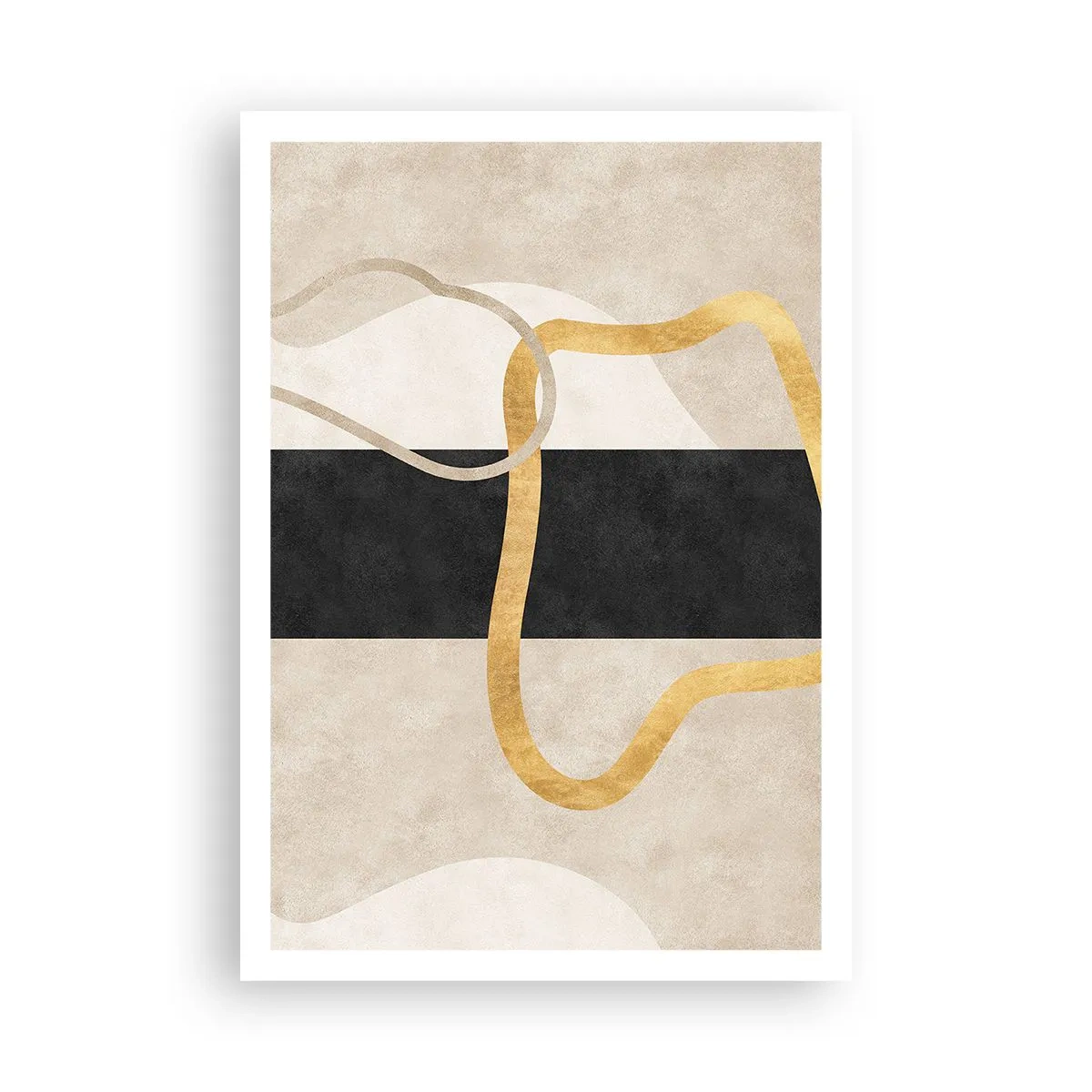 Plagát - Tvary v slučke - 70x100 cm