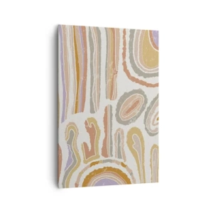 Obraz na plátne - Farebné prierezy - 70x100 cm